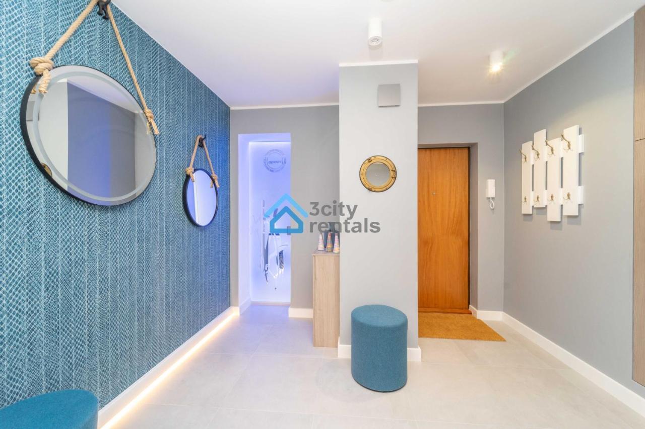 Bright And Blue 3City Apartment With Balcony In Gdynia By Noclegi Renters Esterno foto